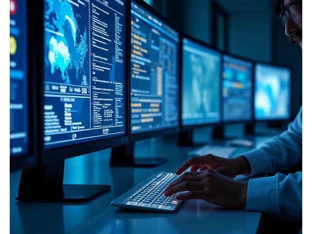 海洋データ分析ダッシュボード、グラフと地図上でリアルタイムの海洋状況を示す、科学者と研究者を象徴