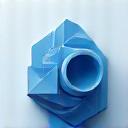 大学のロゴを想起させる抽象的なエンブレム