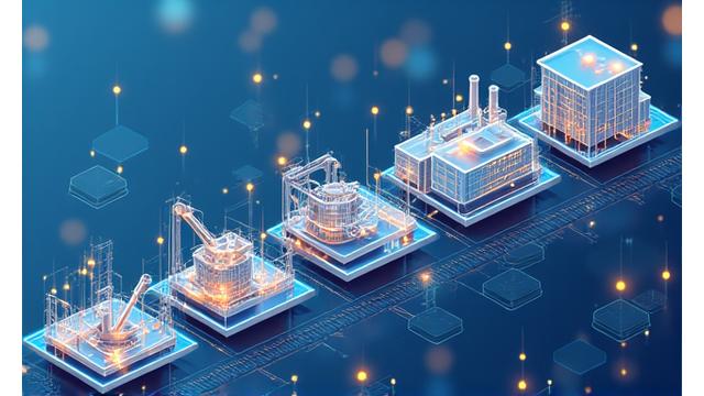 漁獲から食卓までのブロックチェーンによる透明なサプライチェーンを示したイラスト