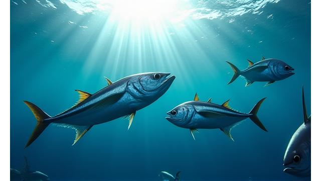 地中海でマグロを保護しながら漁獲する様子